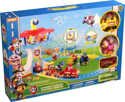 База с ж/д дорогой Щенячий патруль | G2004