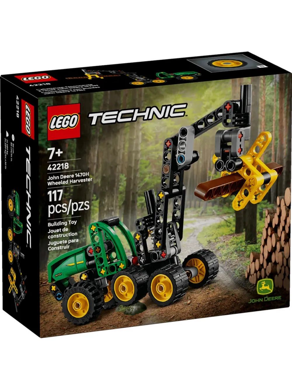 Конструктор LEGO Technic 42218 Колесный комбайн John Deere 1470H