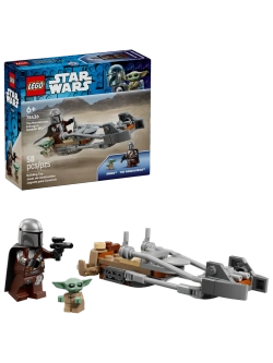 Конструктор LEGO Star Wars 75436 Спидербайк мандалорца и Грогу