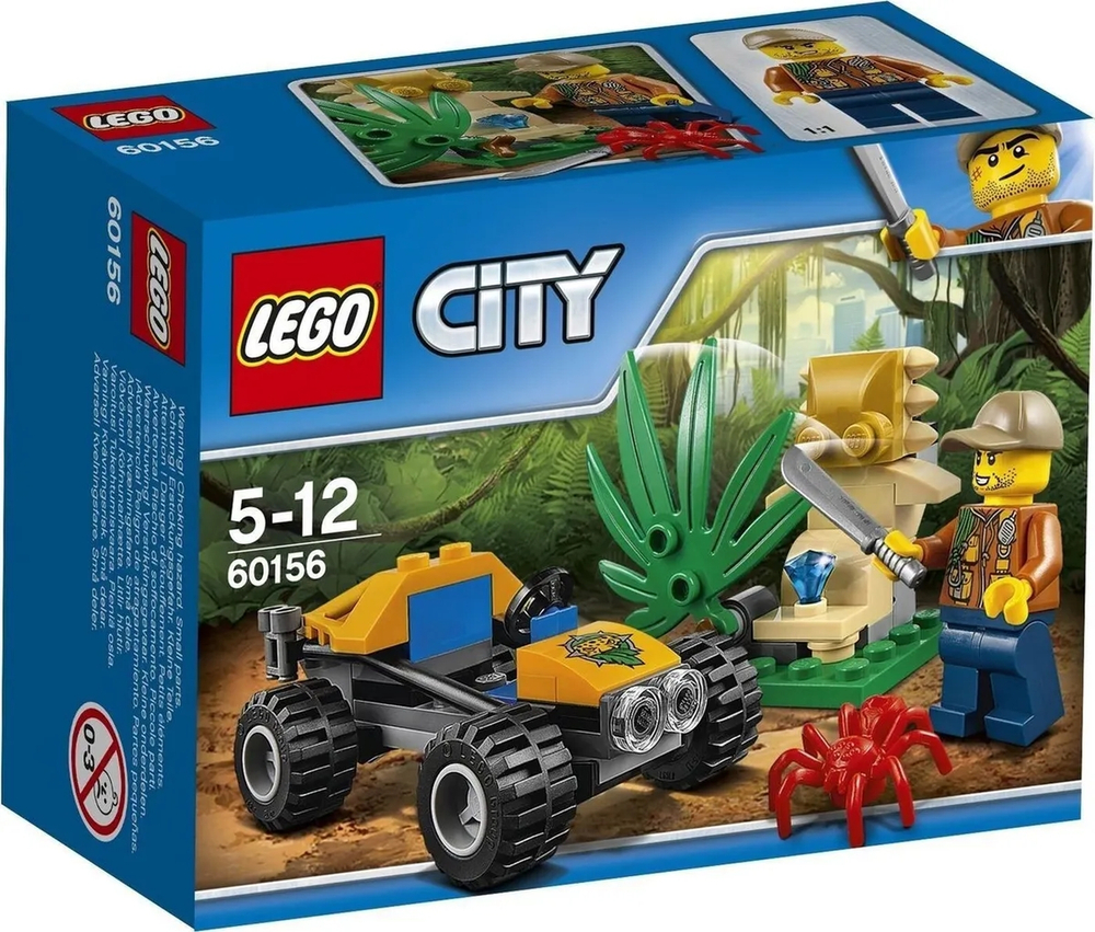 Конструктор LEGO City Багги для поездок по джунглям | 60156