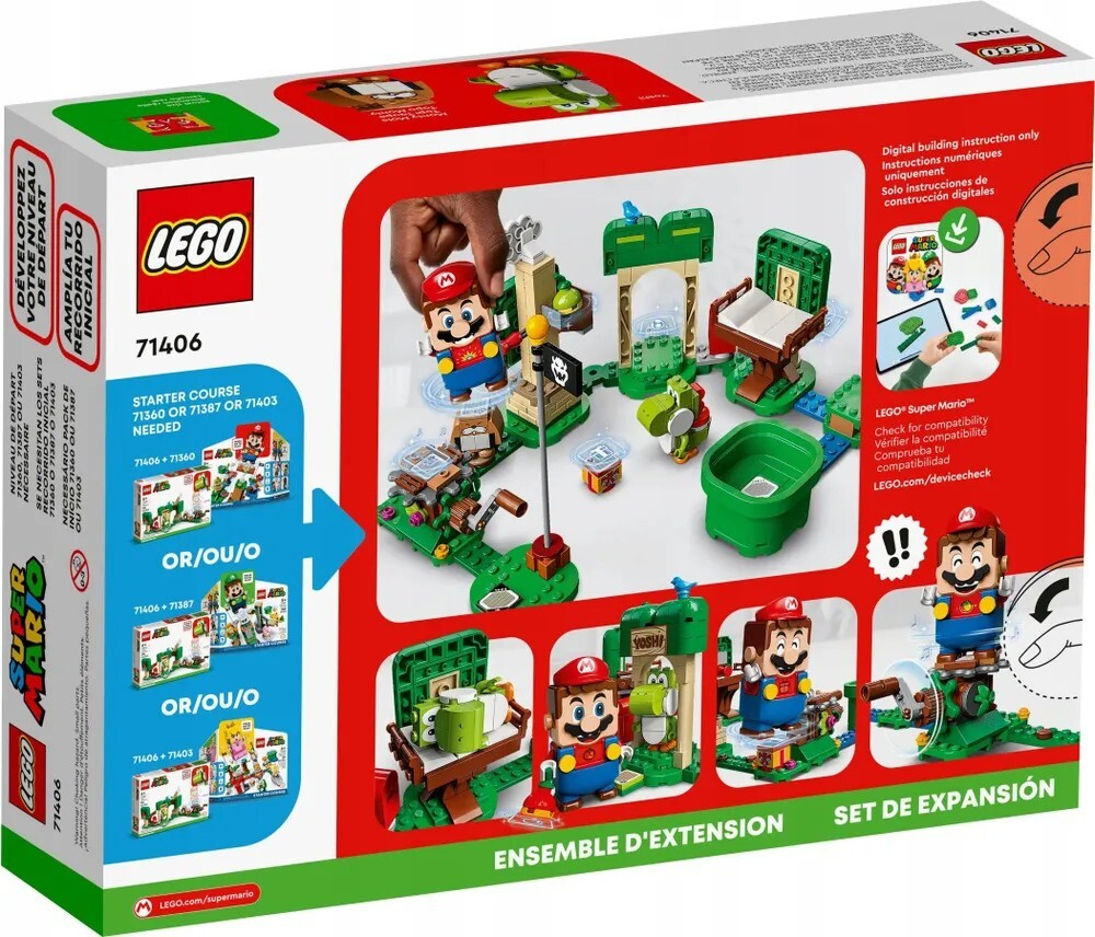 Конструктор LEGO Super Mario Подарочный дом Йоши | 71406
