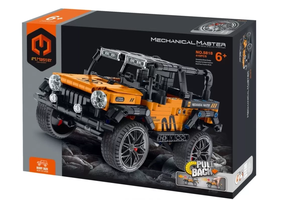 Конструктор iM.Master Mechanical Master оранжевый джип 419 деталей, 5818