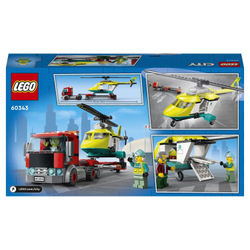 Конструктор LEGO City Грузовик для спасательного вертолёта | 60343