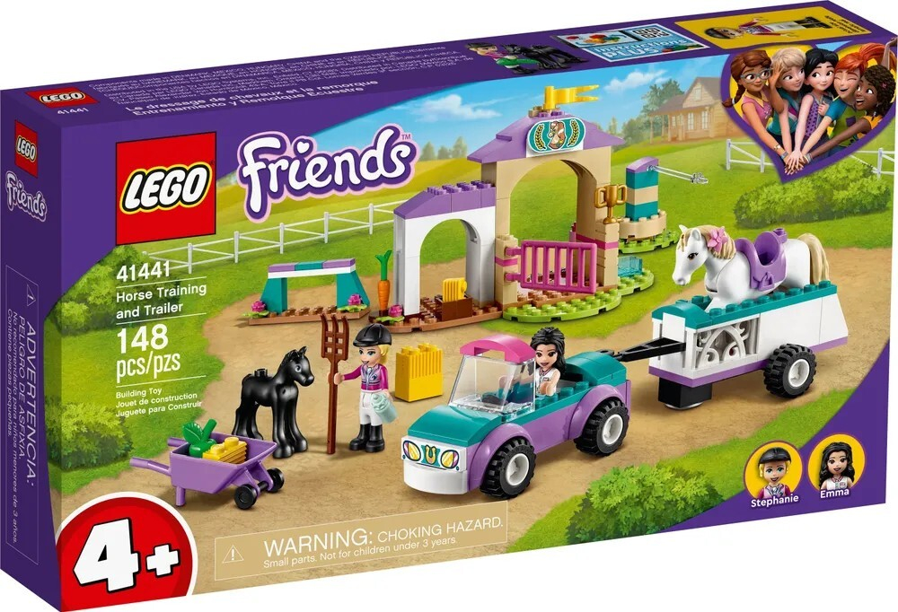Конструктор LEGO Friends Тренировка лошади и прицеп для перевозки | 41441