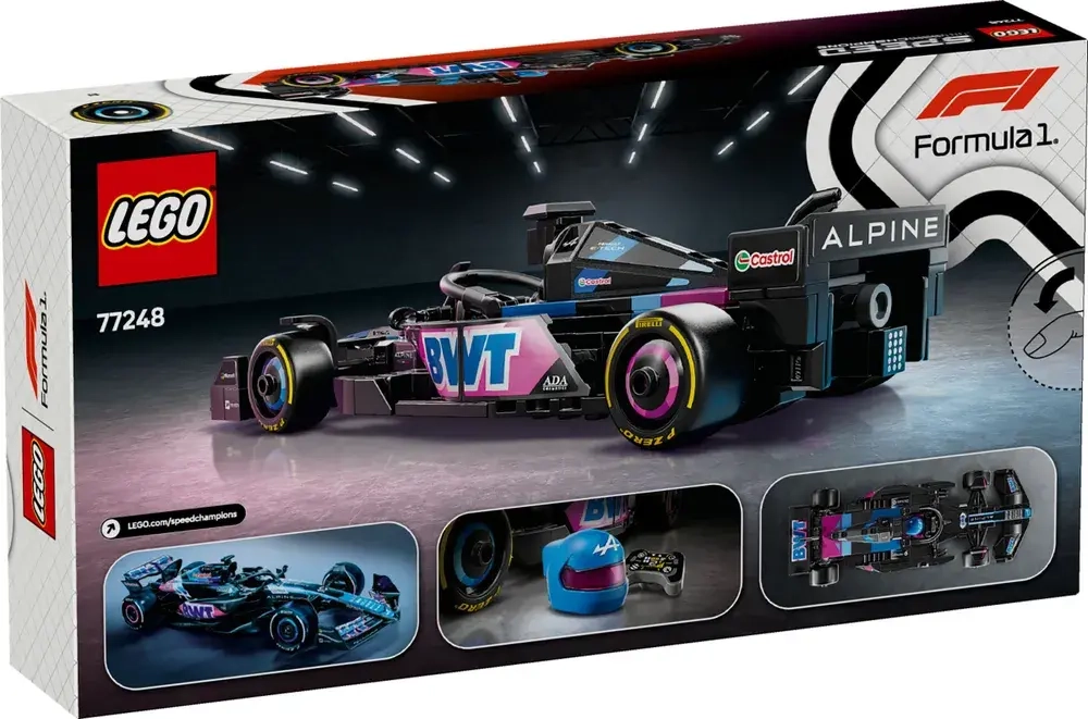 Конструктор LEGO Speed Champions 77248 Formula 1 BWT Alpine Team A524