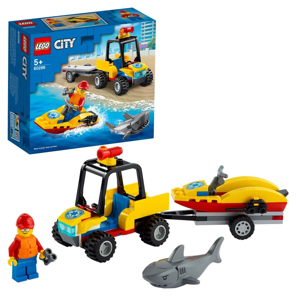 Конструктор LEGO City Great Vehicles Пляжный спасательный вездеход | 60286