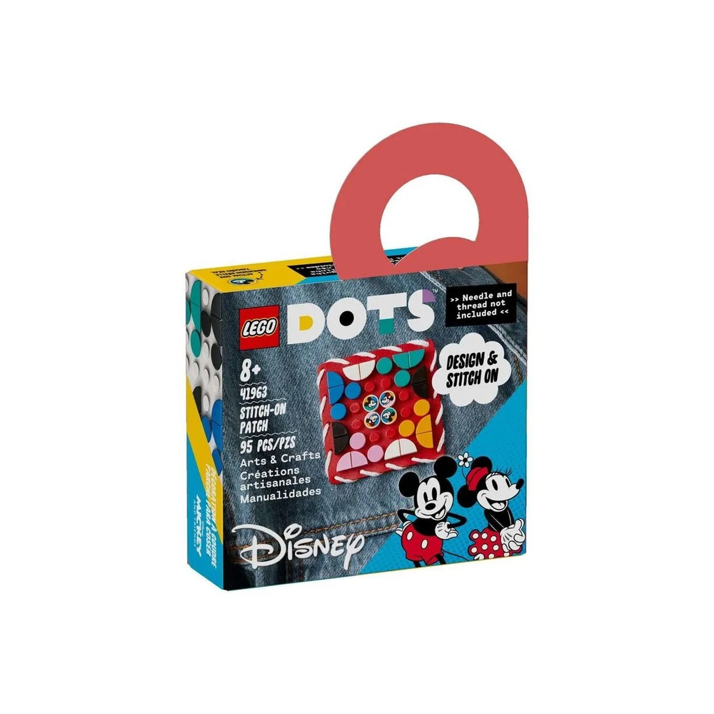 Конструктор LEGO DOTS Нашивки с Микки Маусом и Минни Маус | 41963