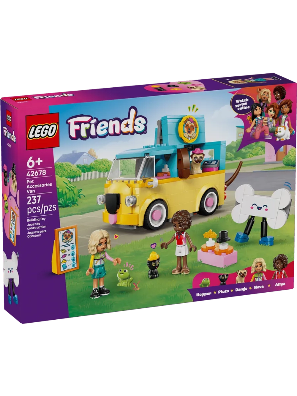 Конструктор LEGO Friends 42678 Фургон с товарами для домашних животных