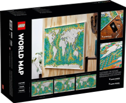 Конструктор LEGO ART Карта мира | 31203