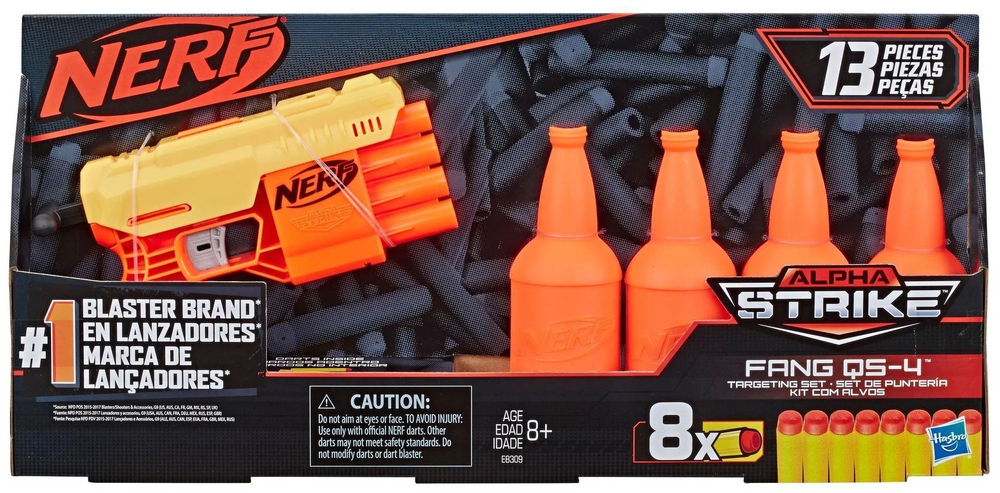 Бластер Nerf Alpha Strike Fang QS4 | E8308