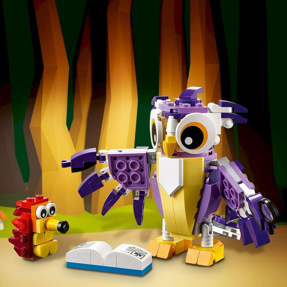 Конструктор LEGO Creator Удивительные лесные обитатели | 31125