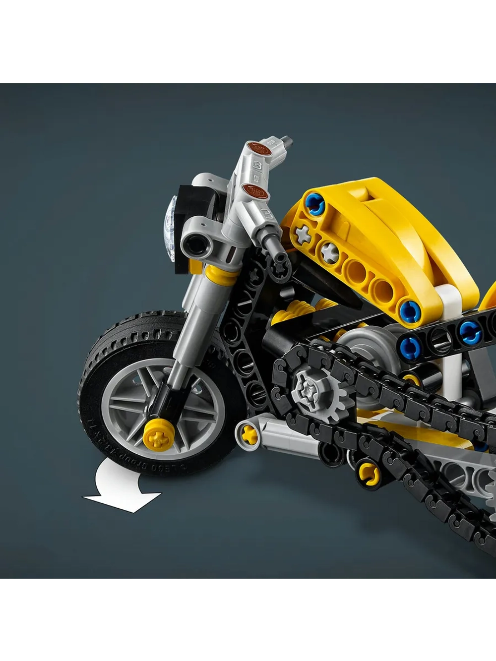 Конструктор LEGO Technic 42225 Желтый мотоцикл