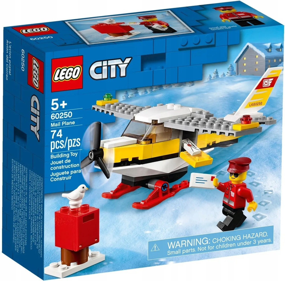 Конструктор LEGO City Городской почтовый самолет | 60250