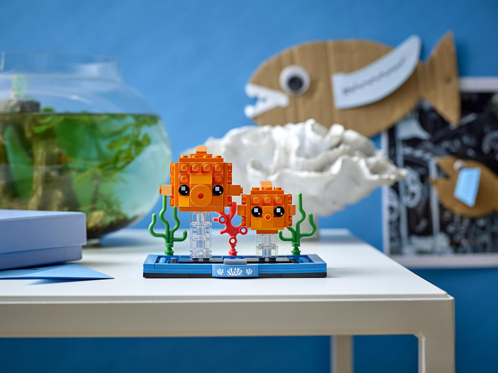 Конструктор LEGO BrickHeadz Сувенирный набор Золотая рыбка | 40442