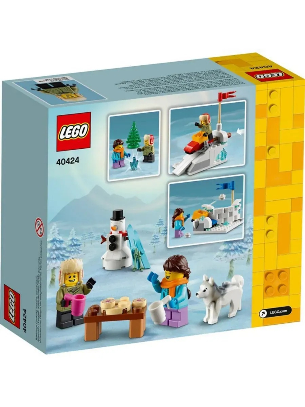 Конструктор LEGO Iconic 40424 Битва снежками