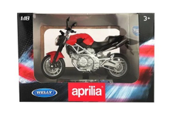 Мотоцикл WELLY 1:18 Aprilia Shiver 750, красный | 12832PW