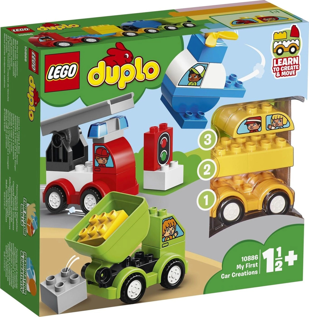 Конструктор LEGO DUPLO My First Мои первые машинки | 10886