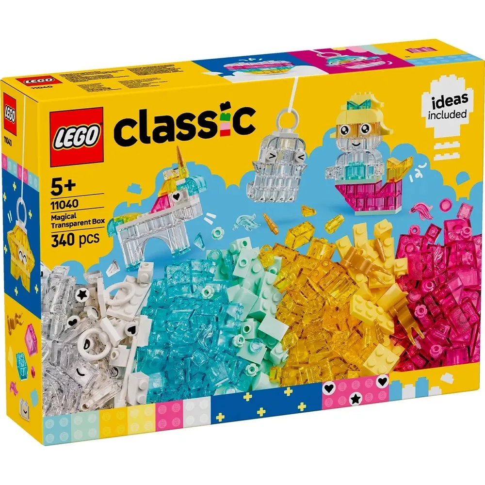 Конструктор LEGO CLASSIC Волшебная прозрачная коробка 11040