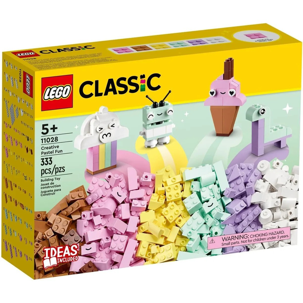 Конструктор LEGO Classic Творческое пастельное веселье | 11028