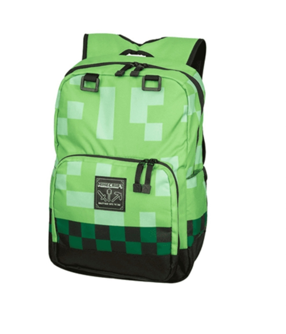 Рюкзак Зеленый Пиксельный Майнкрафт Minecraft  | rm1003