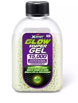 Игровой набор Zuru X-Shot HYPERGEL GLOW IN THE DARK Светятся в темноте, 36785