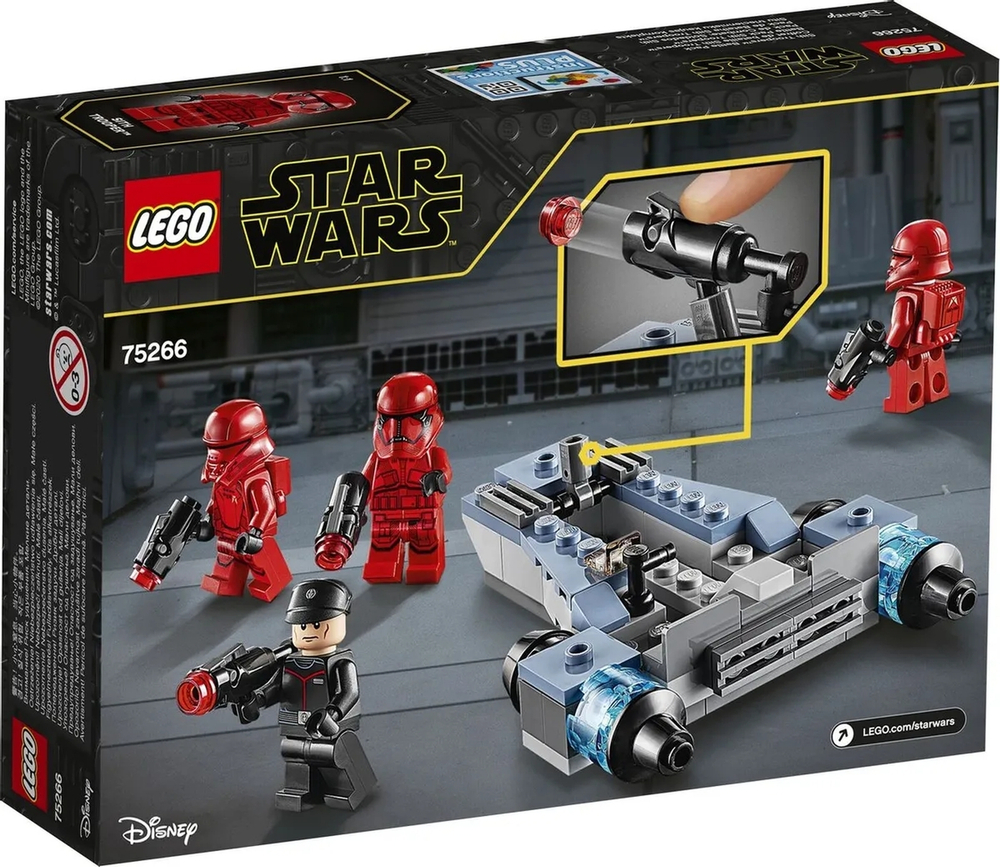 Конструктор LEGO Star Wars Episode IX Боевой набор: штурмовики ситхов | 75266