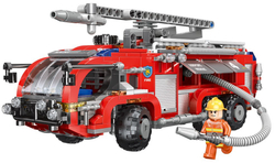 Конструктор Пожарный аэродромный автомобиль | XB-03028