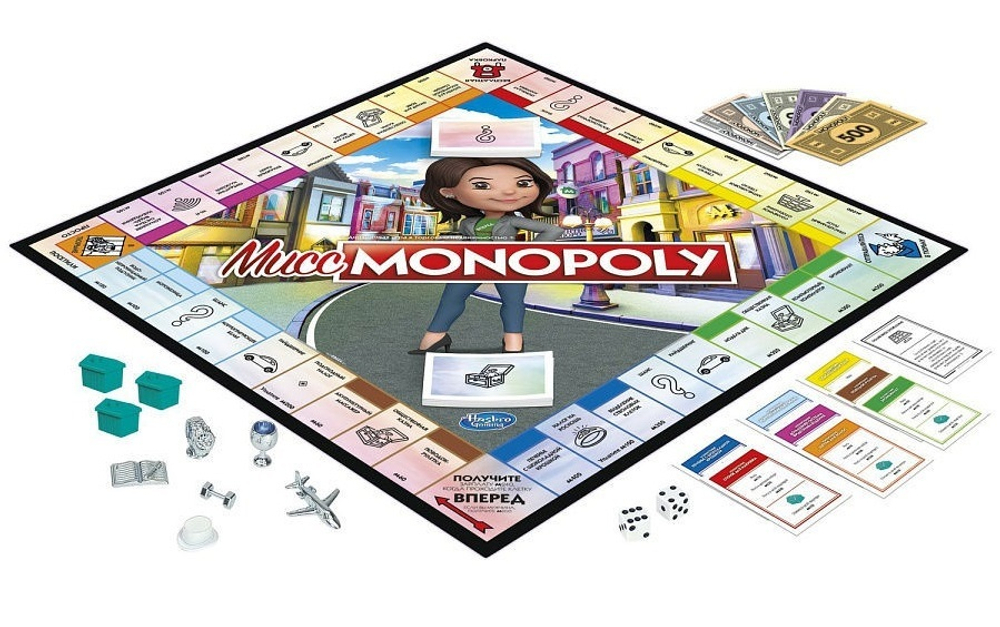 Игра настольная Hasbro Мисс Монополия MONOPOLY | E8424121