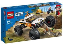 Конструктор LEGO CITY Приключения внедорожника 4x4 | 60387