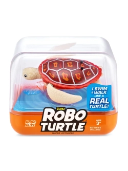 Интерактивная плавающая черепаха ZURU Robo Turtle Alive 7192 оранжевый