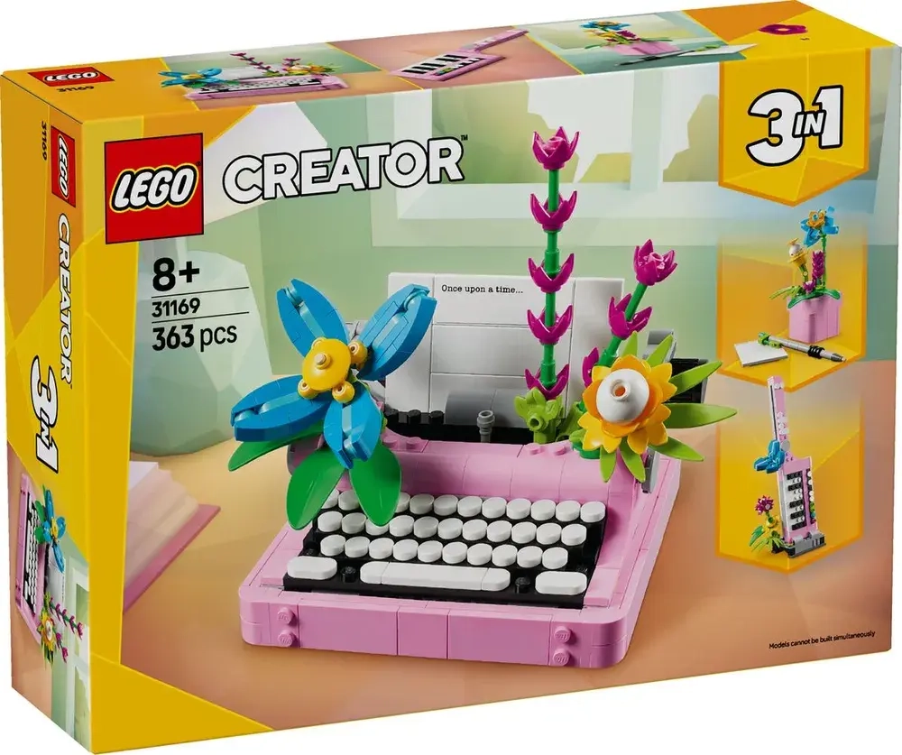Конструктор LEGO Creator 31169 Печатная машинка с цветами