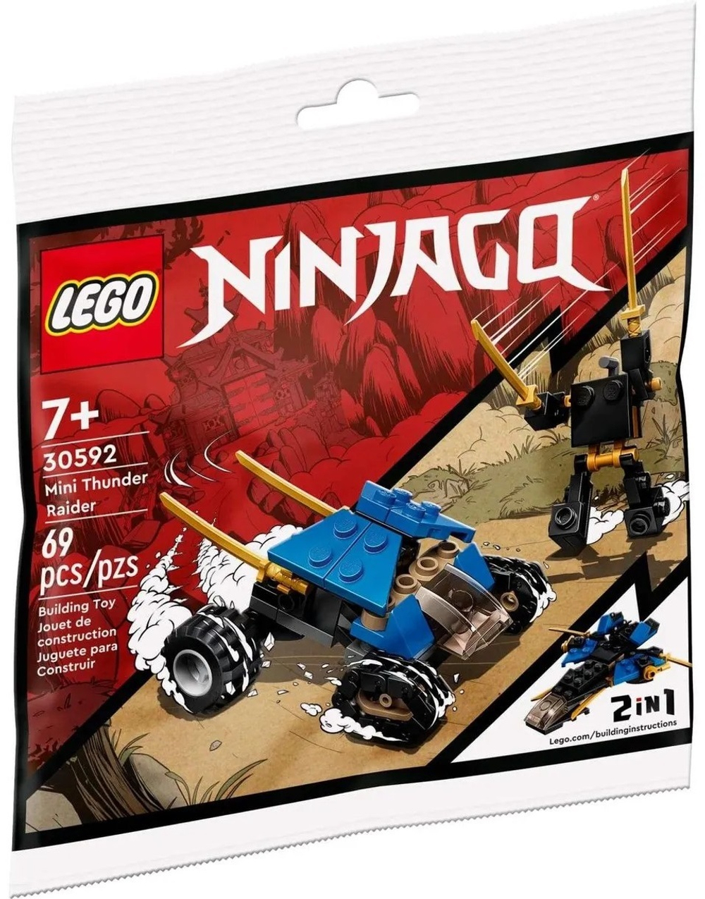 Конструктор LEGO Ninjago Мини-внедорожник Молния | 30592