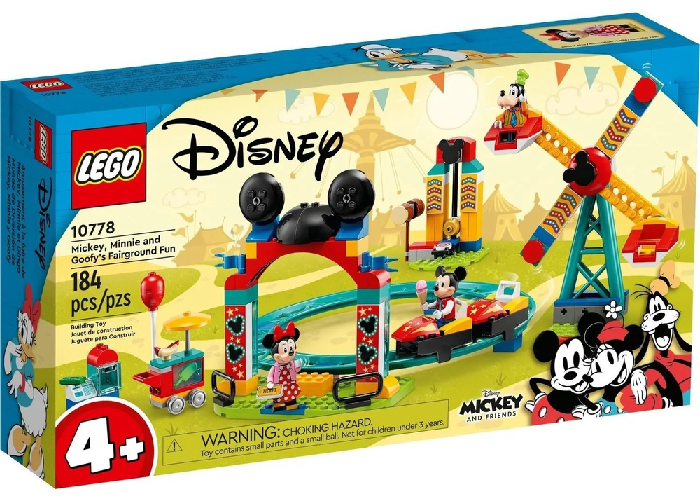 Констурктор LEGO Disney Mickey and Friends Веселье Микки, Минни и Гуфи на ярмарке | 10778