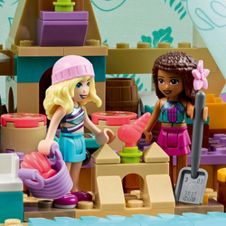 Конструктор LEGO Friends Кэмпинг на пляже | 41700