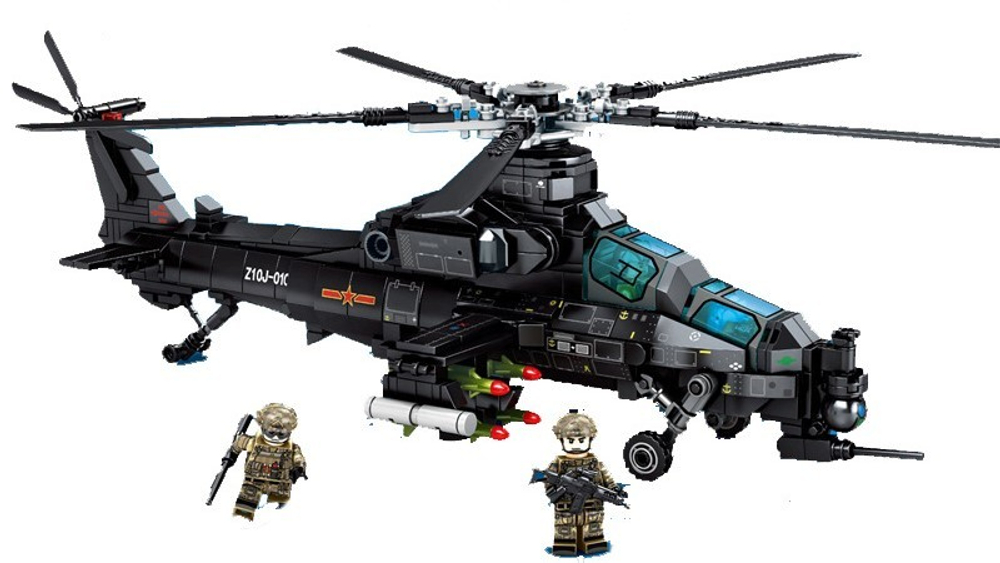 Конструктор Военный вертолет Z-10 | 202119