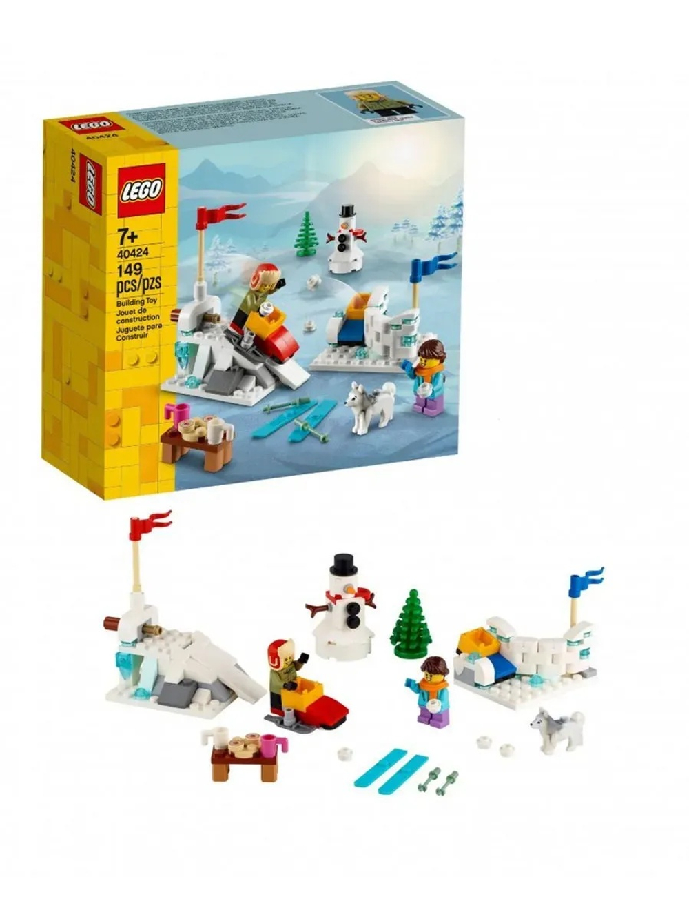Конструктор LEGO Iconic 40424 Битва снежками
