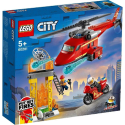 Конструктор LEGO City Fire Спасательный пожарный вертолёт | 60281