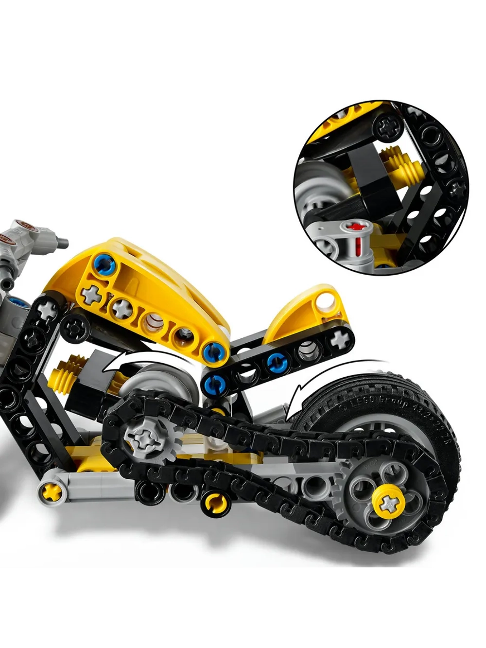 Конструктор LEGO Technic 42225 Желтый мотоцикл