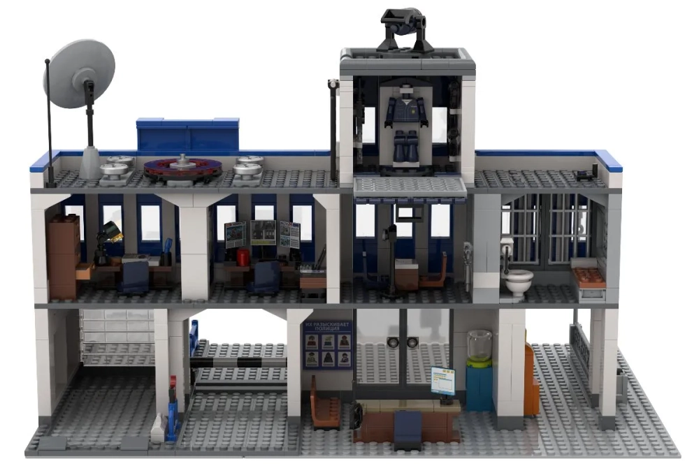 Конструктор Brick Labs Бриксити AB-1308 Форт правосудия