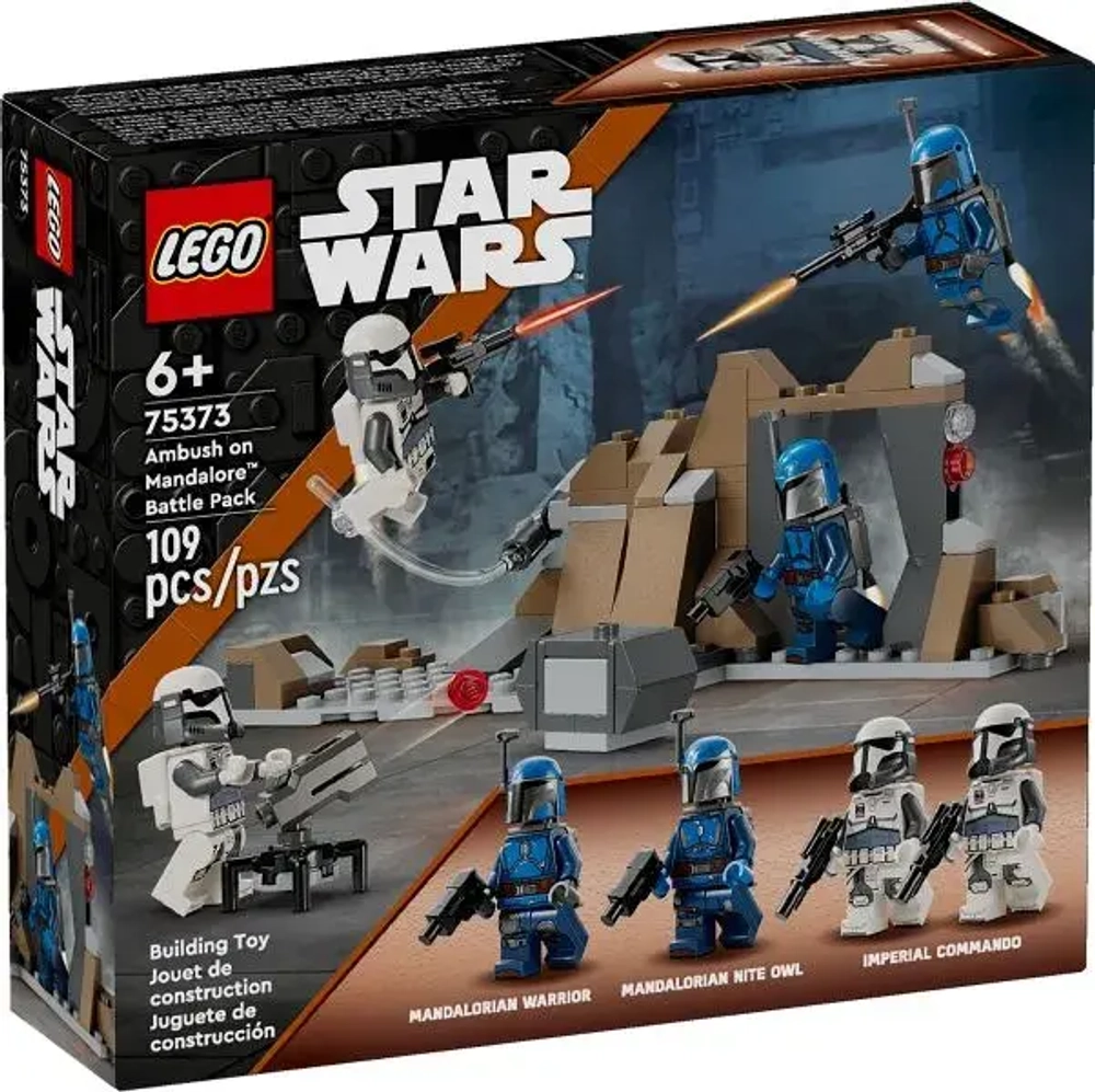 Конструктор LEGO Star Wars Боевой набор: Засада на Мандалоре | 75373