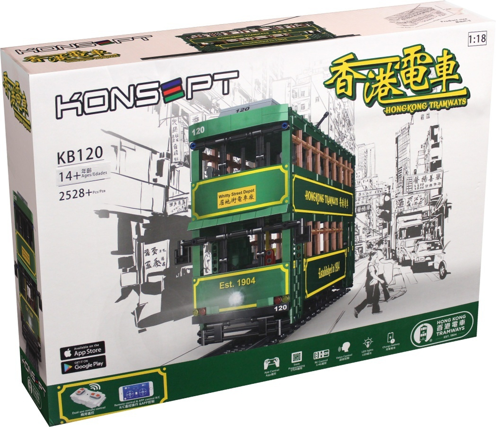 Конструктор Гонконгский трамвай с ДУ | KB120