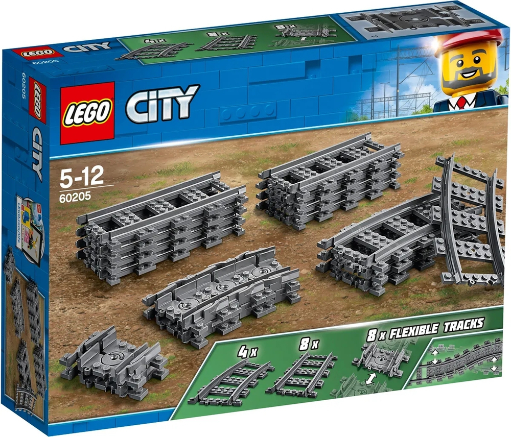 Конструктор LEGO City Trains Рельсы | 60205