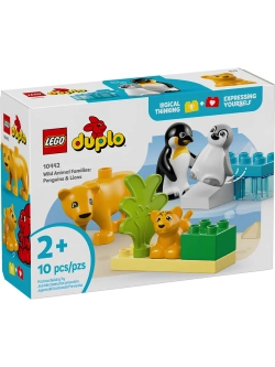 Конструктор LEGO DUPLO 10442 Семейства диких животных: пингвины