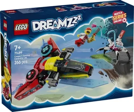 Конструктор LEGO DREAMZzz Игровой реактивный самолёт-контроллер Купера | 71489