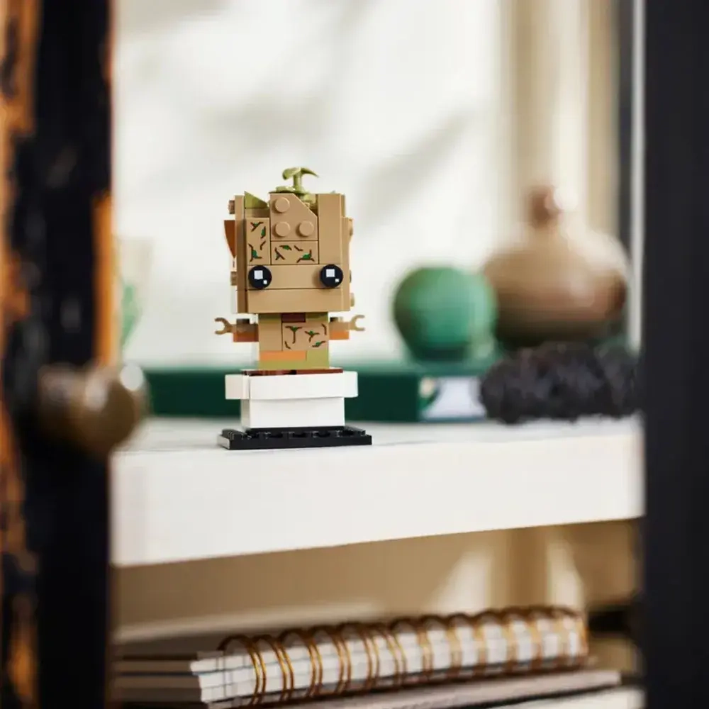 Конструктор LEGO Brickheadz Marvel Грут в горшке | 40671