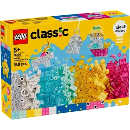 Конструктор LEGO CLASSIC Волшебная прозрачная коробка 11040