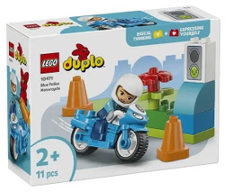 Конструктор LEGO DUPLO 10471 Синий полицейский мотоцикл