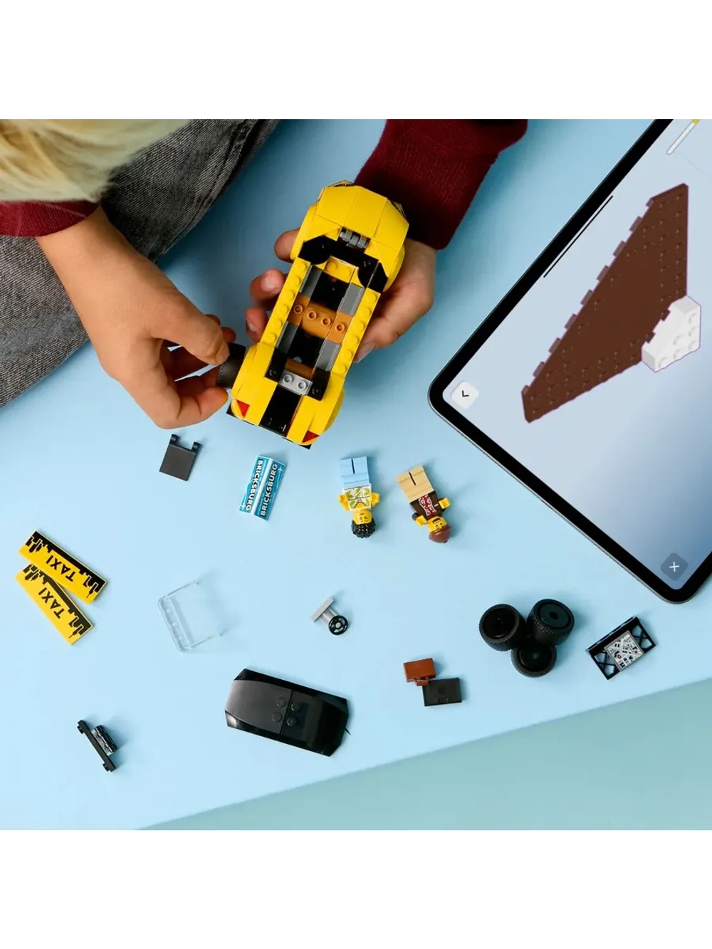 Конструктор LEGO City 60487 Желтое такси