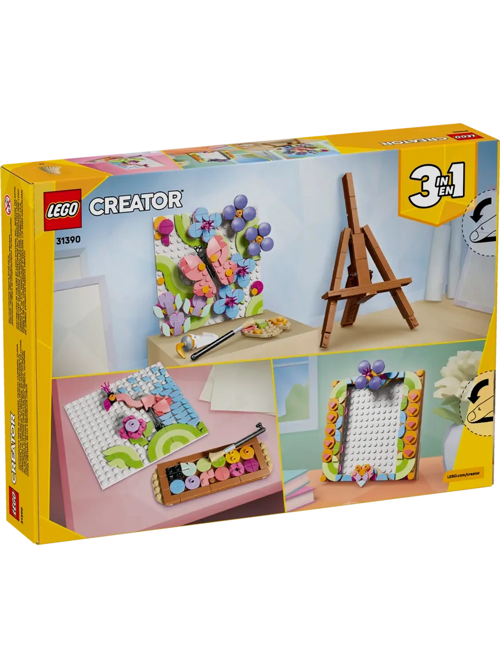 Конструктор LEGO Creator 3-in-1 31390 Декоративная живопись «Цветочное искусство»