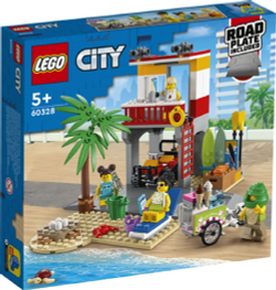 Конструктор LEGO City Пост спасателей на пляже | 60328